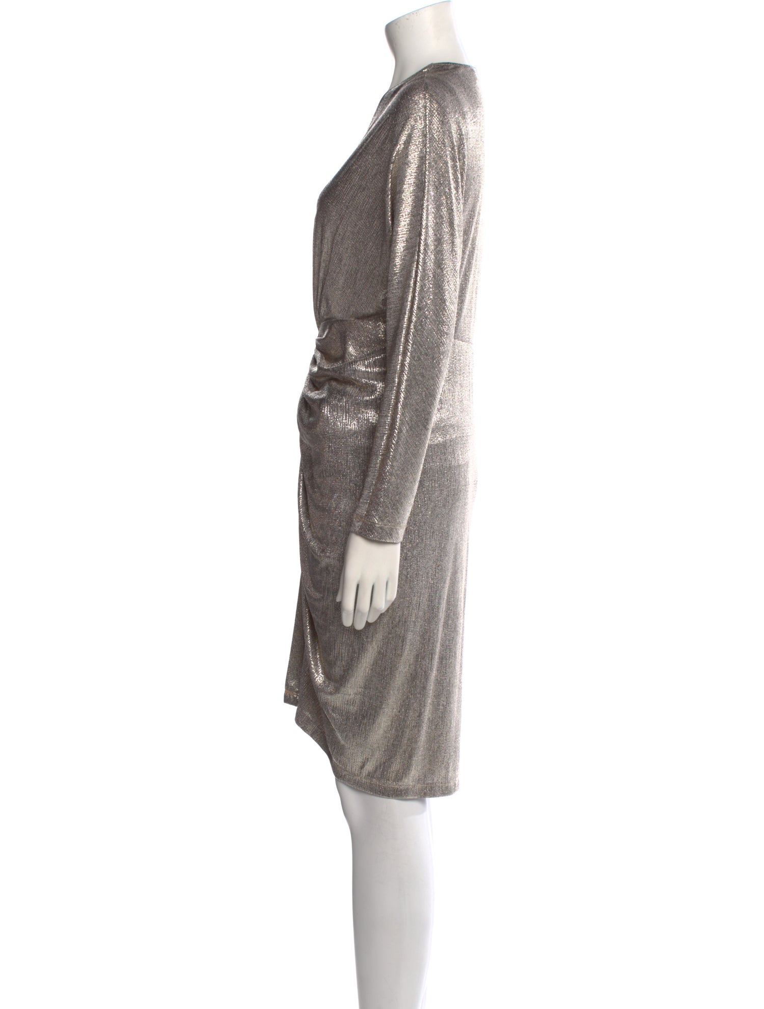 Iro V-Neck Knee-Length Dress