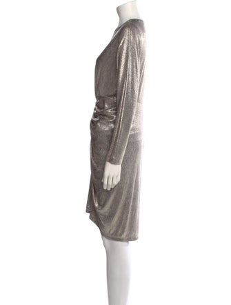 Iro V-Neck Knee-Length Dress