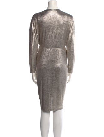 Iro V-Neck Knee-Length Dress