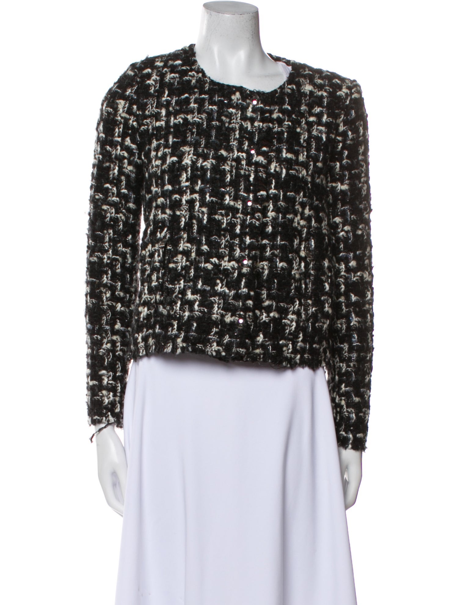 Iro Tweed Pattern Evening Jacket