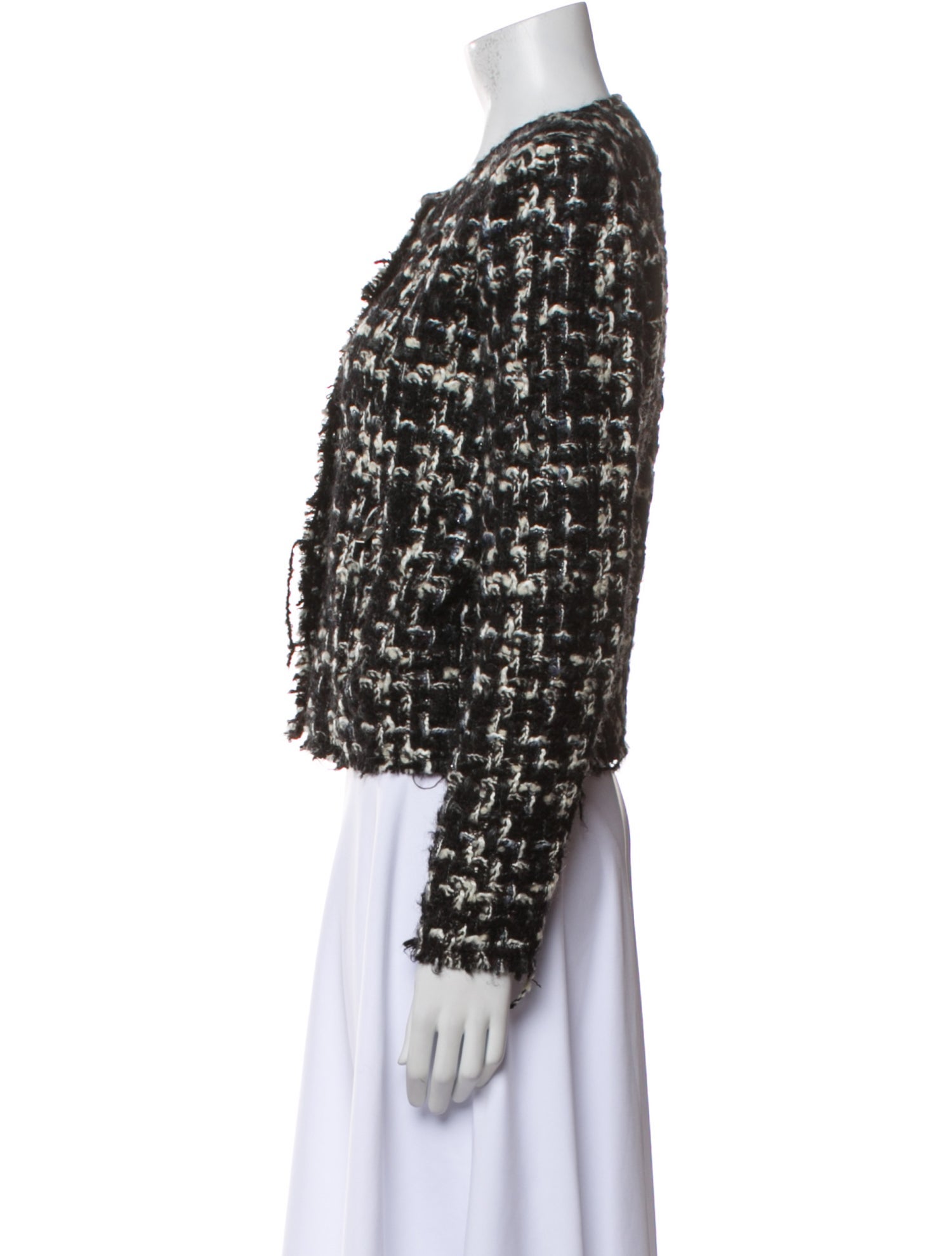 Iro Tweed Pattern Evening Jacket