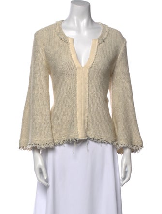 Iro V-Neck Long Sleeve Blouse