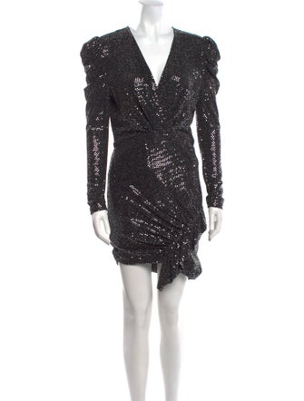 Iro V-Neck Mini Dress