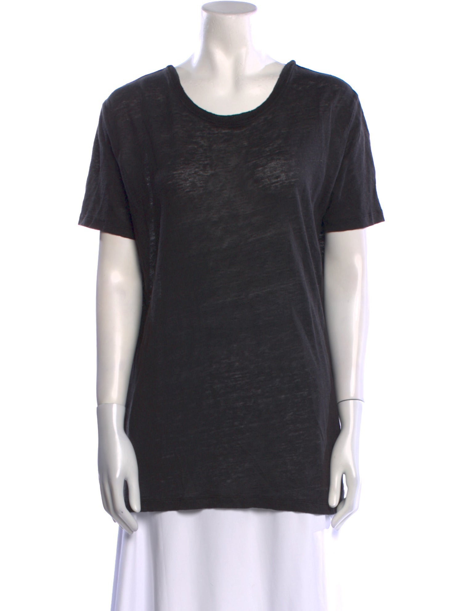 Iro Linen Scoop Neck T-Shirt