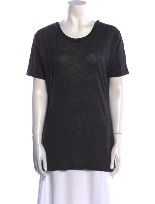 Iro Linen Scoop Neck T-Shirt