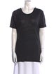 Iro Linen Scoop Neck T-Shirt