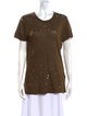 Iro Linen Scoop Neck T-Shirt
