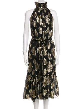 Iro Printed Long Dress