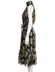 Iro Printed Long Dress
