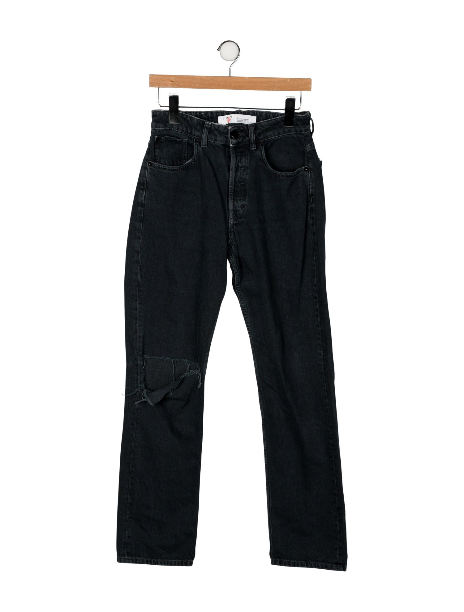 Iro Mid-Rise Straight Leg Jeans