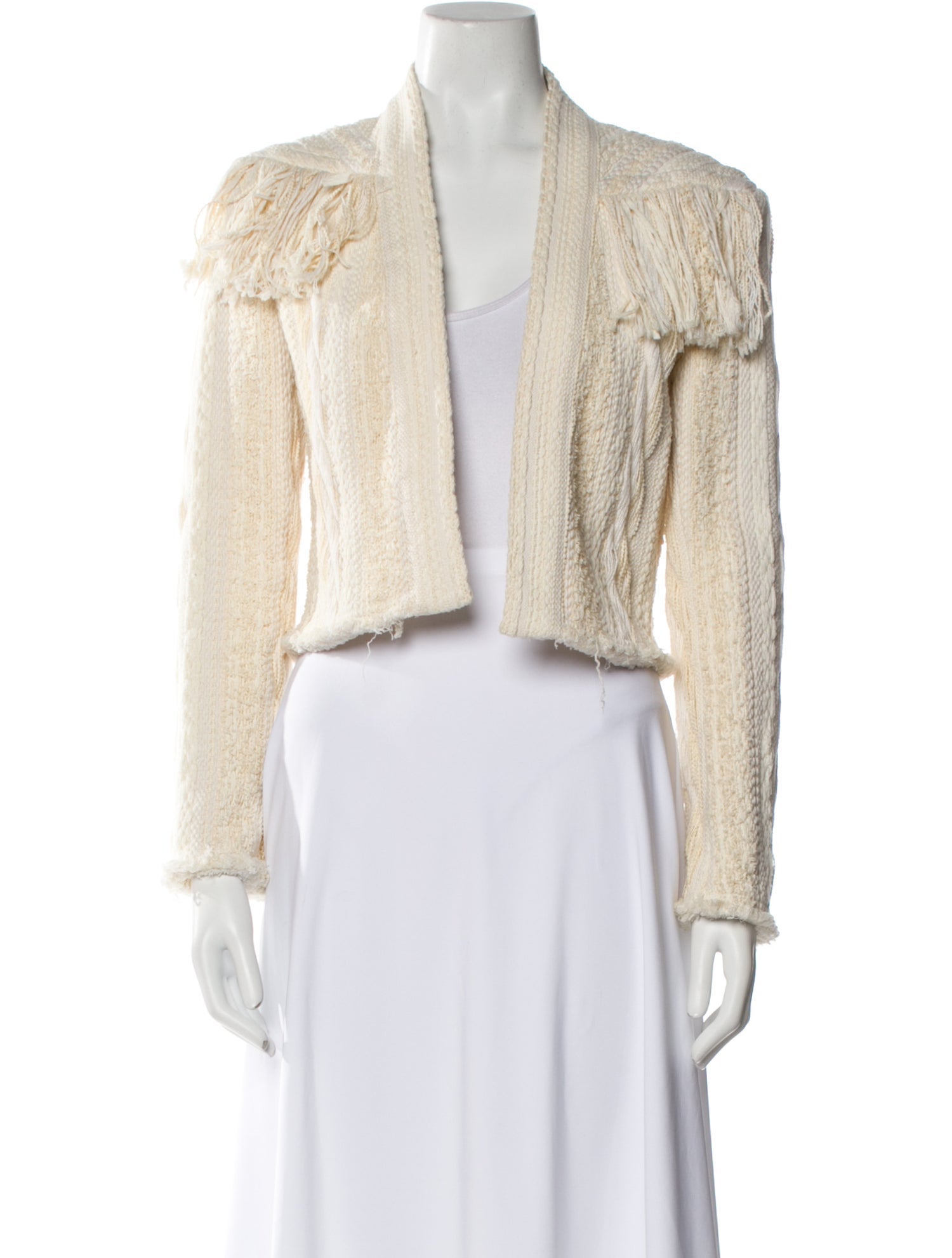 Iro Tweed Pattern Bolero