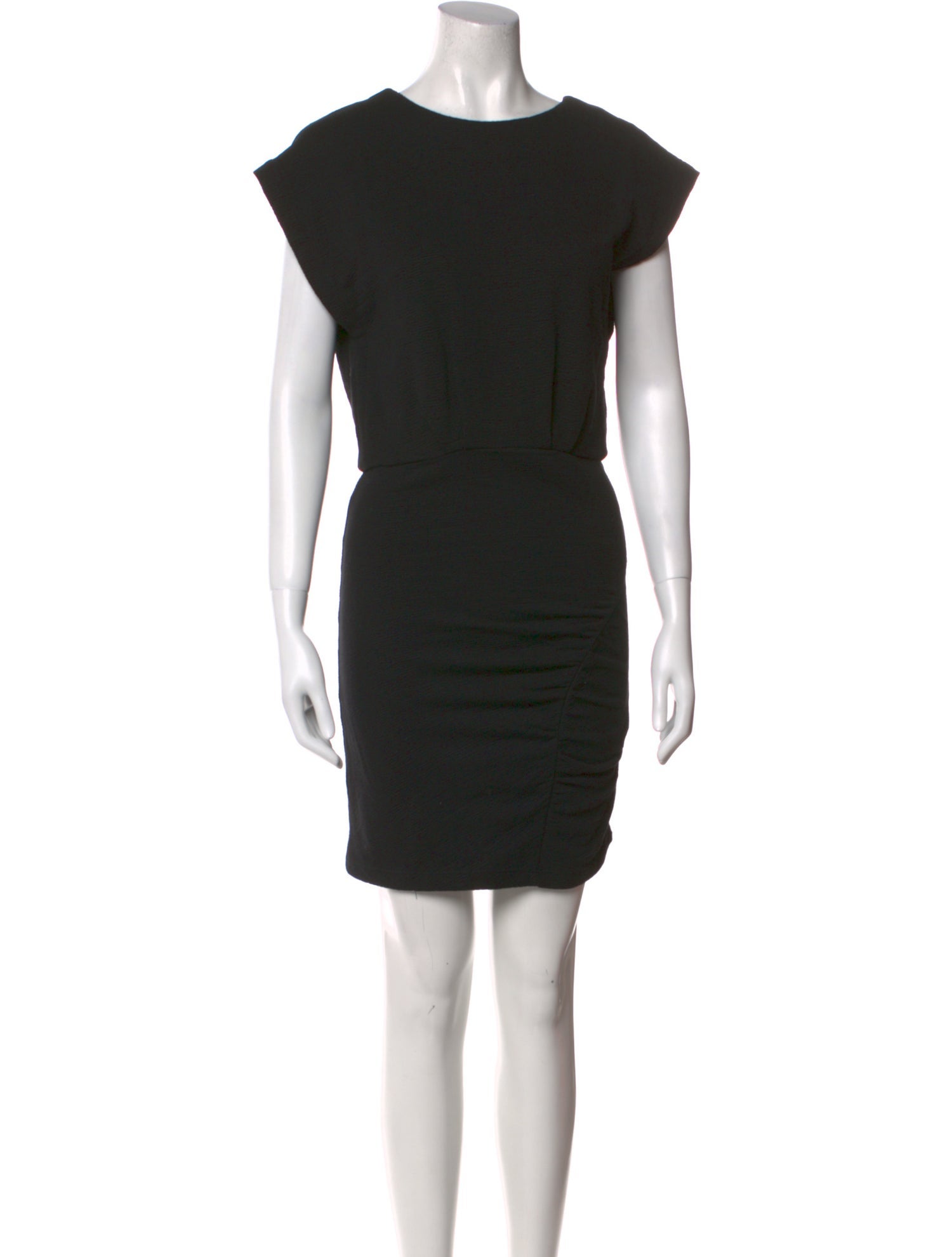 Iro Bateau Neckline Mini Dress