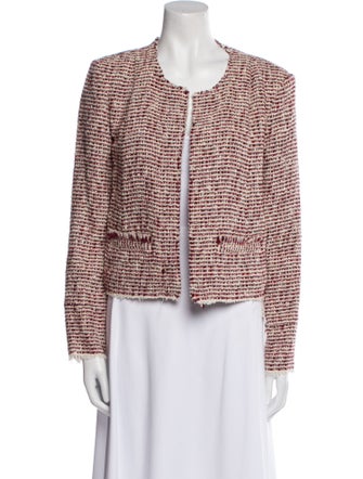 Iro Wool Tweed Pattern Evening Jacket