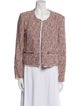 Iro Wool Tweed Pattern Evening Jacket