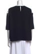 Iro Crew Neck Three-Quarter Sleeve Top