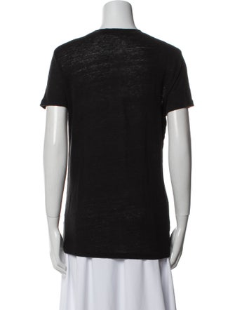 Iro Linen Crew Neck T-Shirt