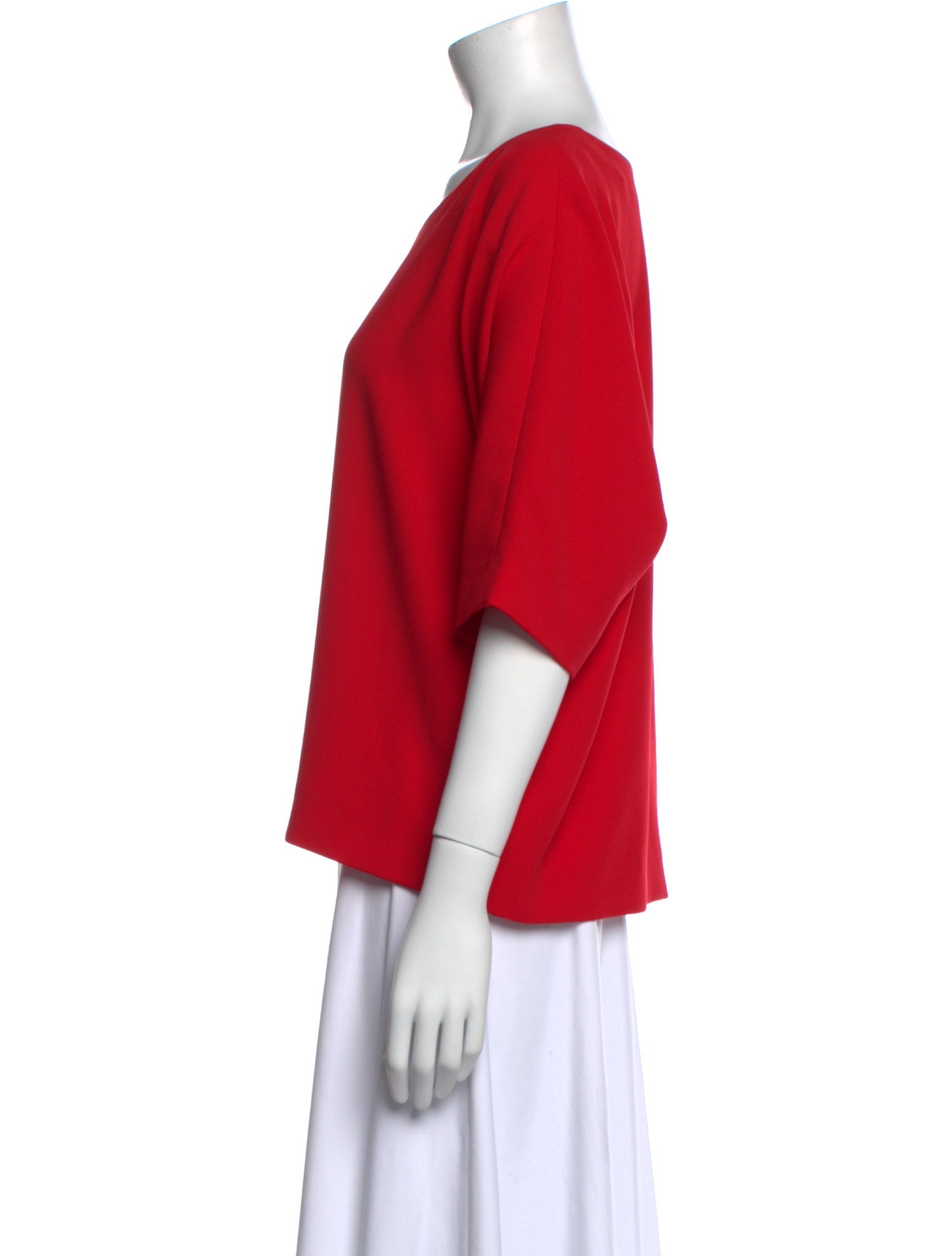 Iro Scoop Neck Three-Quarter Sleeve Top