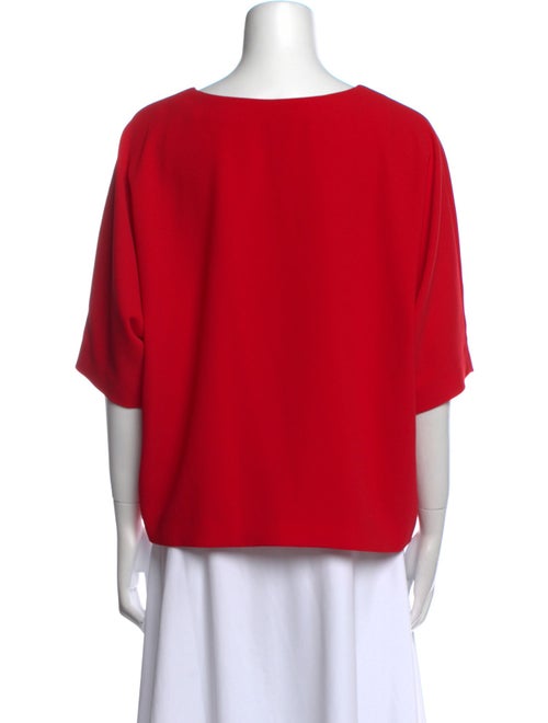 Iro Scoop Neck Three-Quarter Sleeve Top