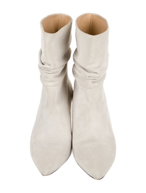 Iro Suede Leather Trim Embellishment Boots