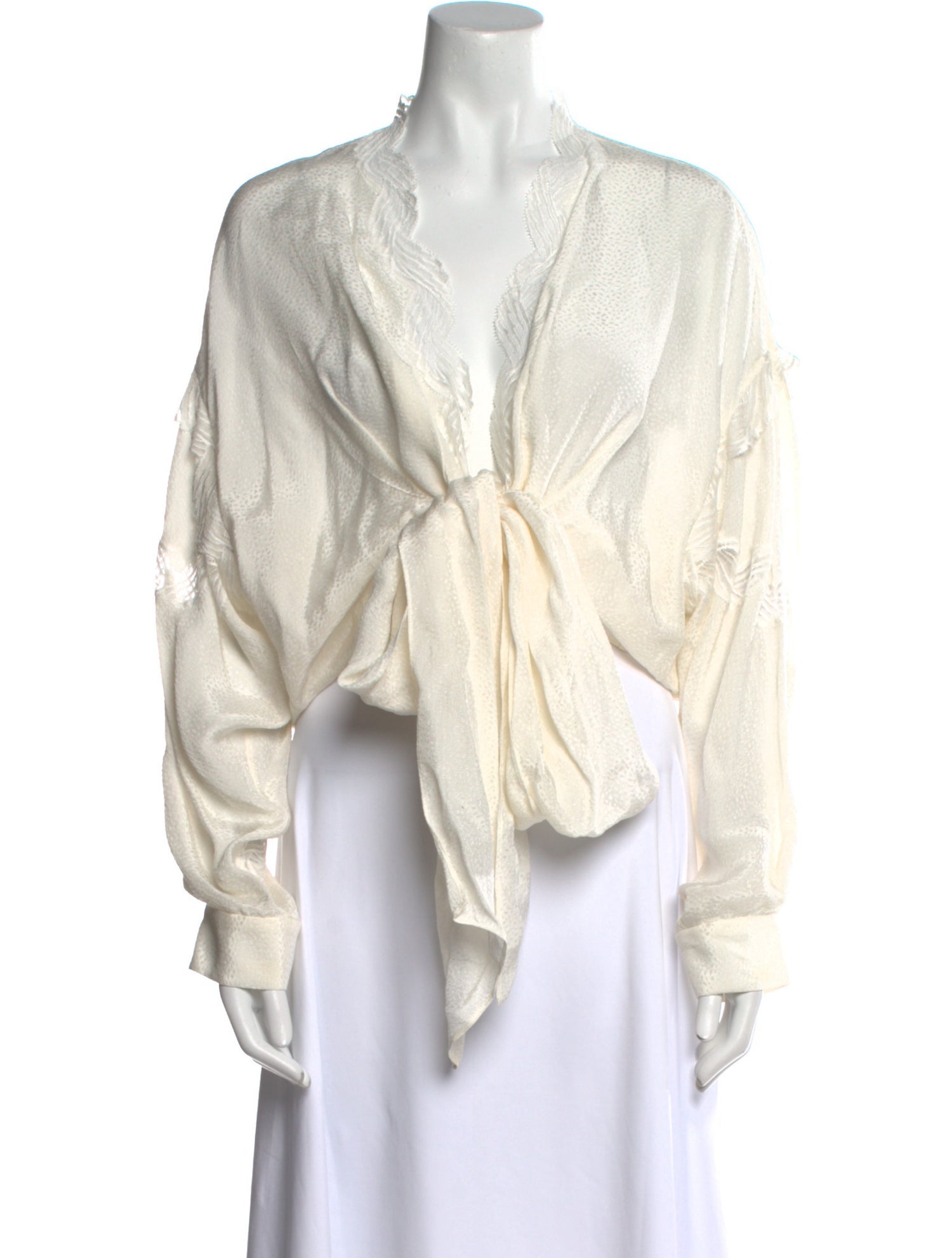 Iro Silk V-Neck Blouse