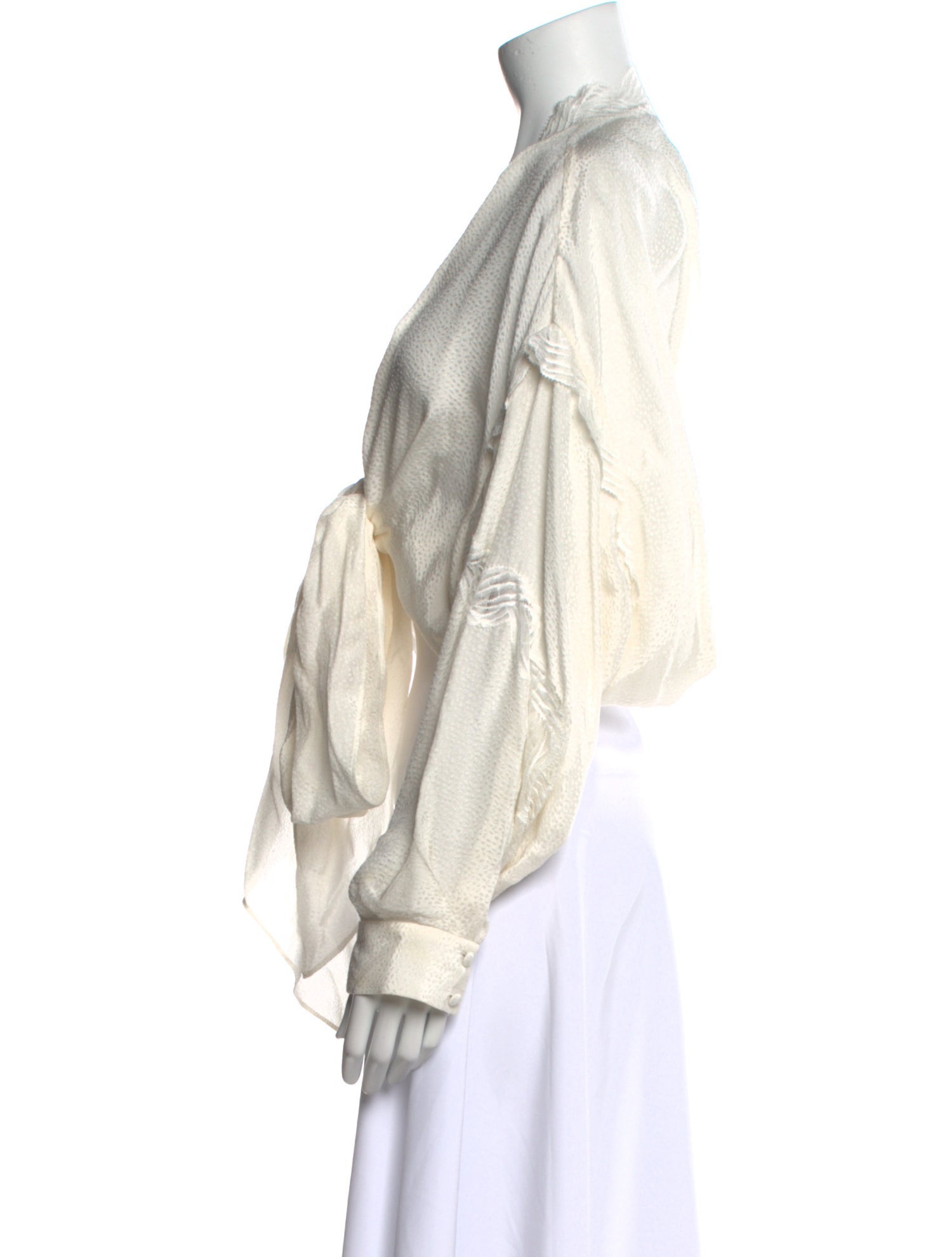 Iro Silk V-Neck Blouse