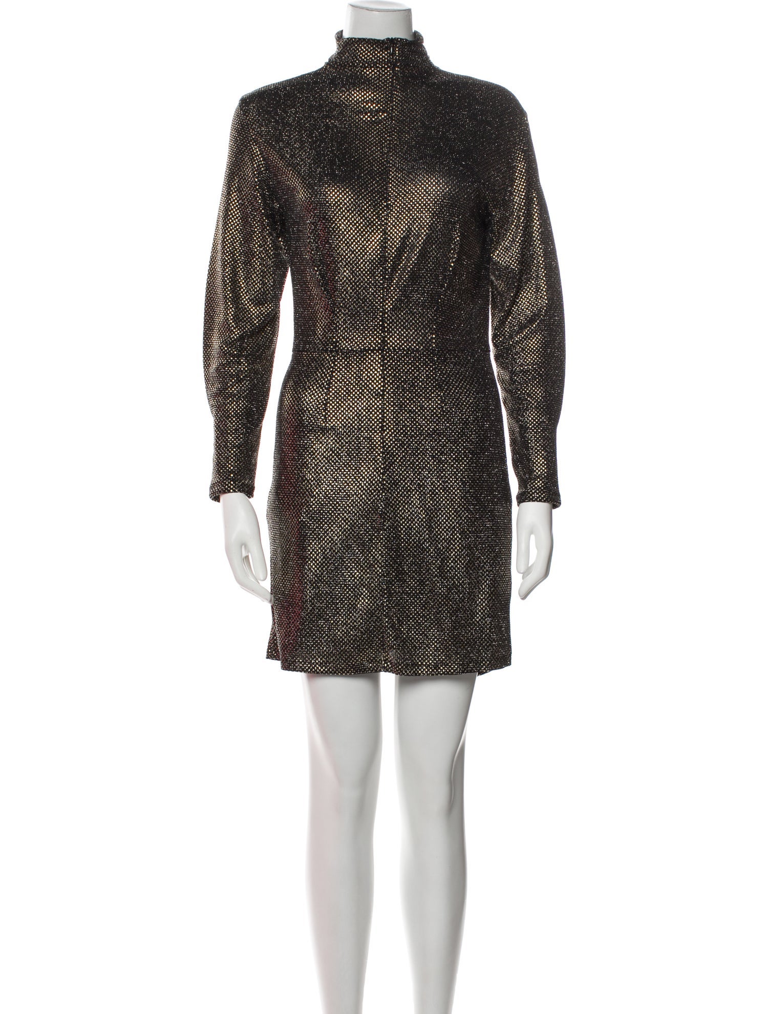 Iro Turtleneck Mini Dress