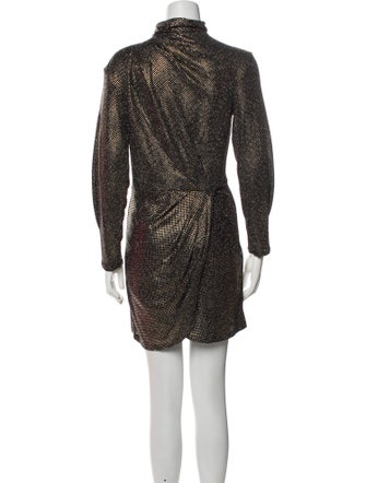 Iro Turtleneck Mini Dress