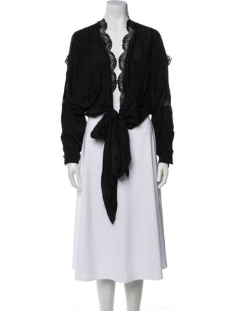 Iro V-Neck Long Sleeve Blouse