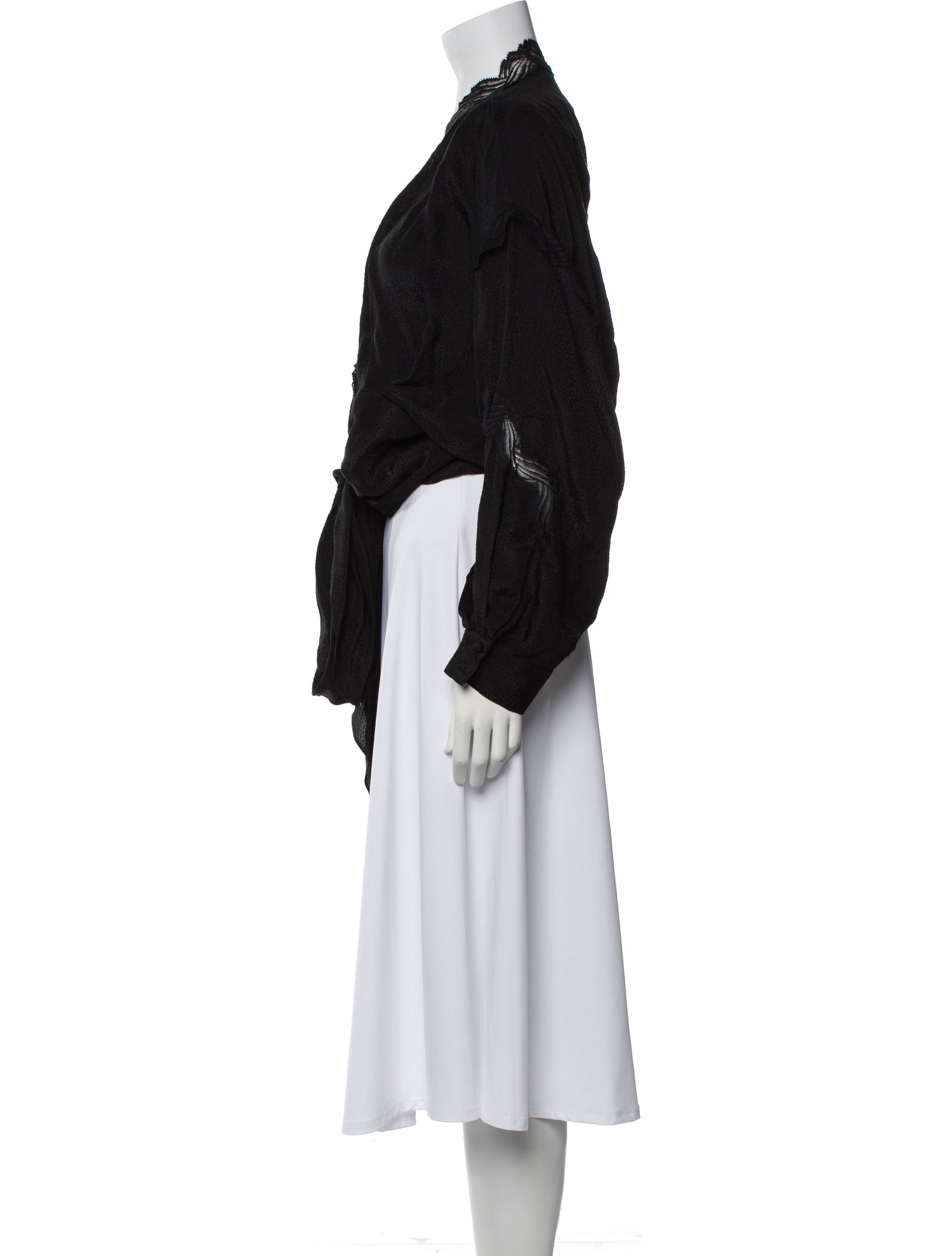 Iro V-Neck Long Sleeve Blouse