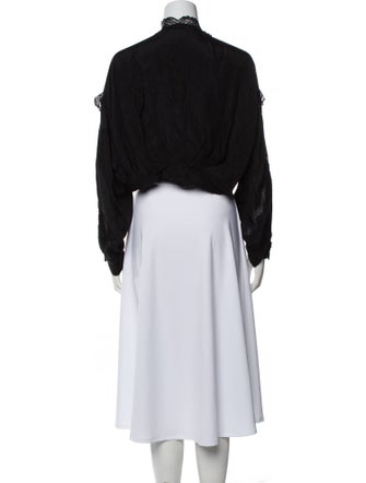 Iro V-Neck Long Sleeve Blouse