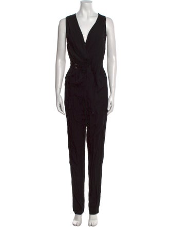 Iro Plunge Neckline Jumpsuit