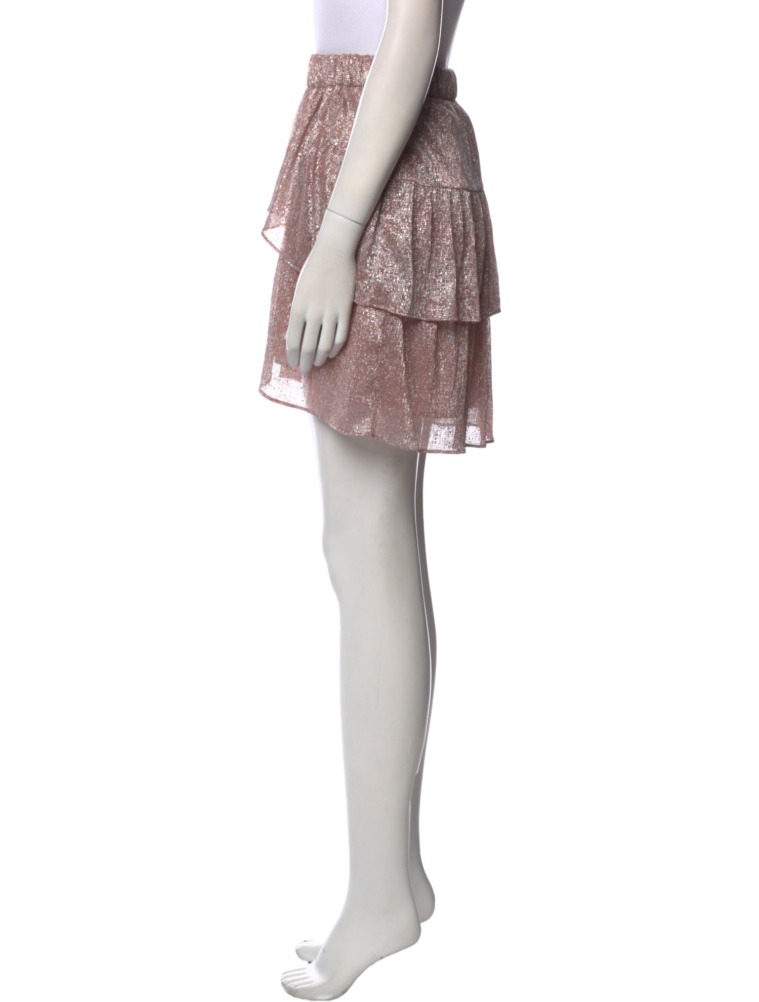 Iro Glitter Accents Mini Skirt