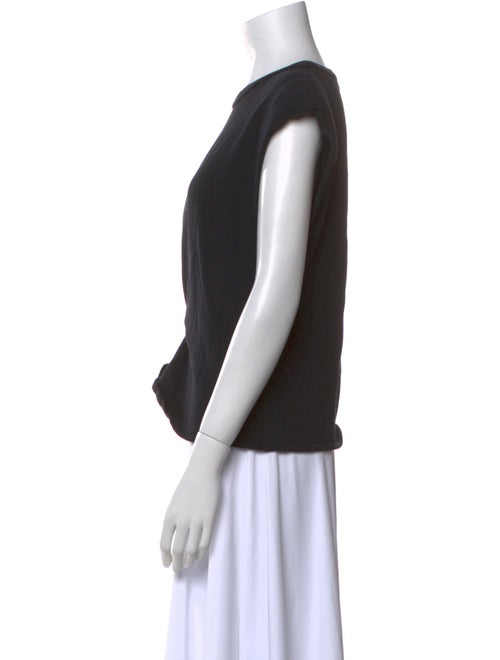 Iro Scoop Neck Short Sleeve Crop Top