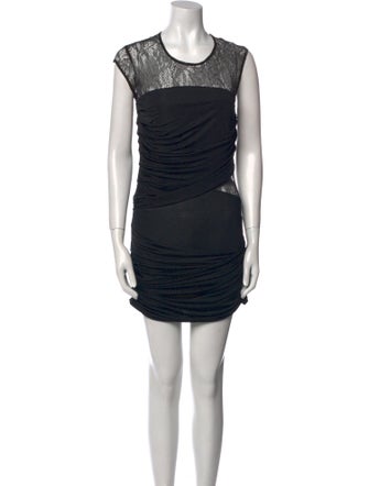 Iro Crew Neck Mini Dress