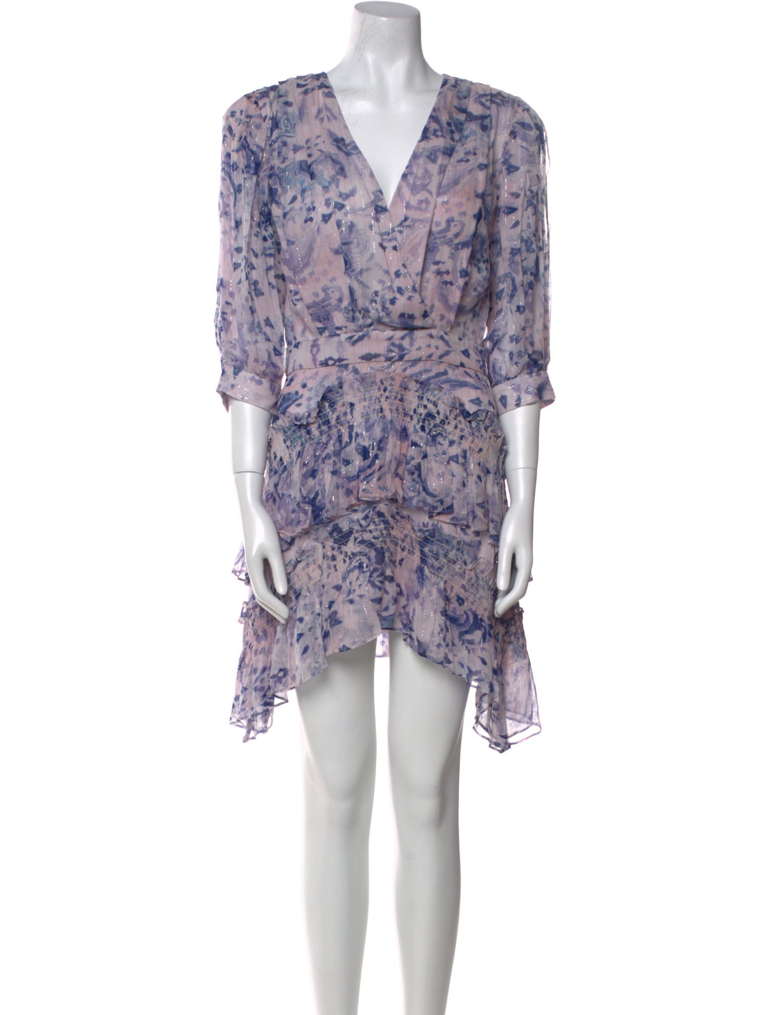 Iro Floral Print Mini Dress w/ Tags