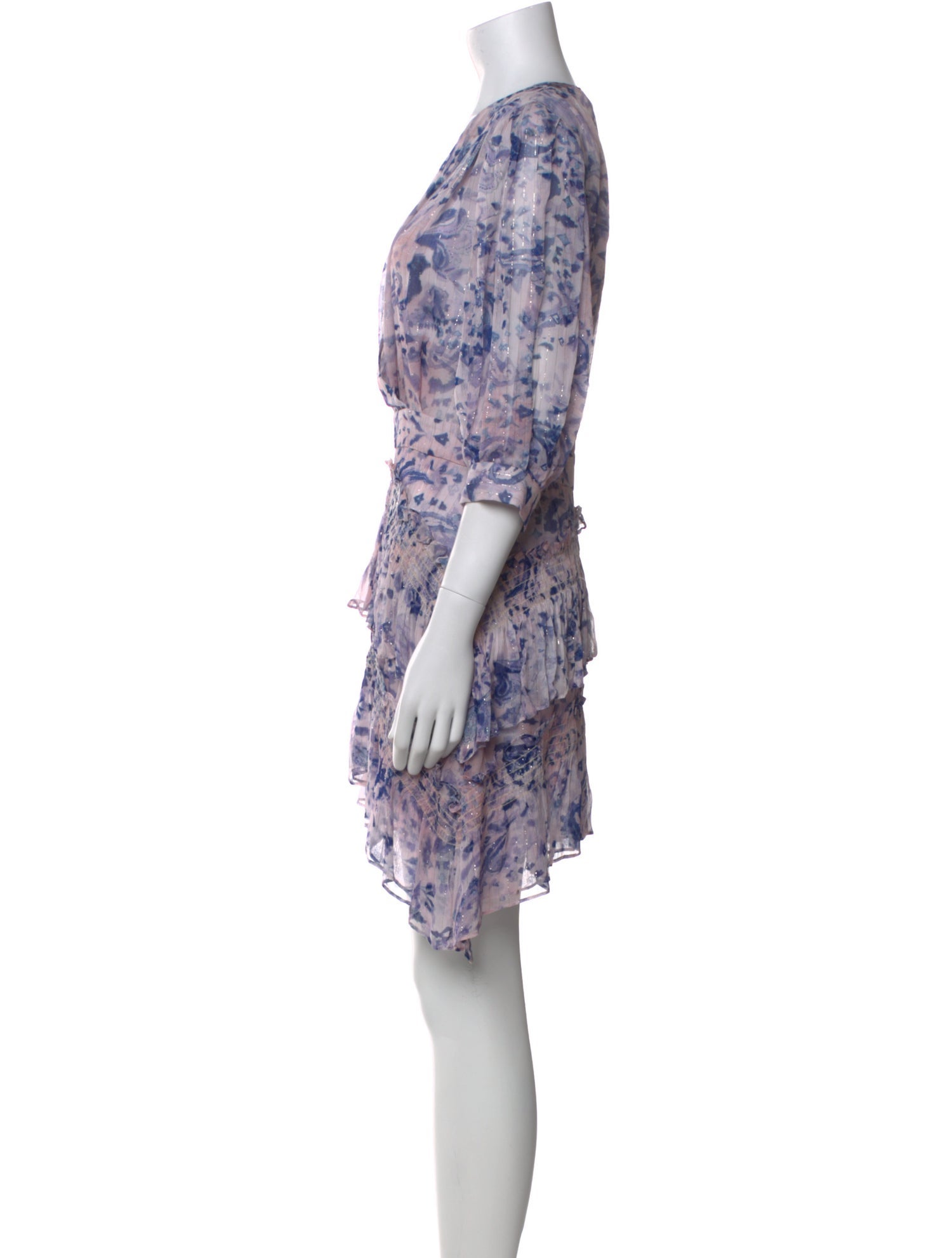 Iro Floral Print Mini Dress w/ Tags