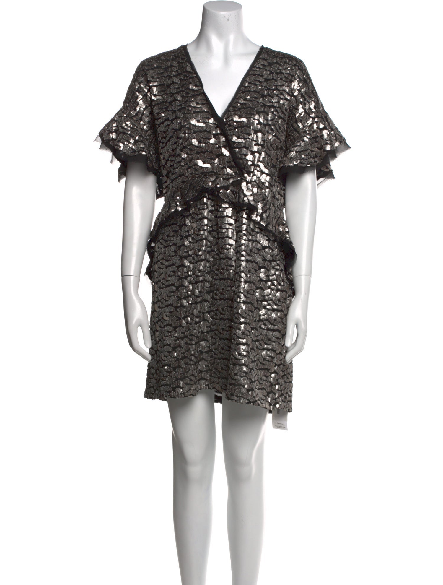 Iro V-Neck Mini Dress