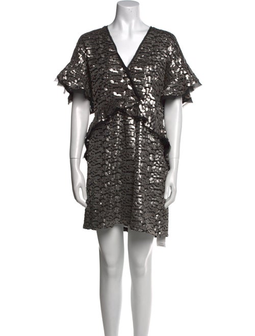 Iro V-Neck Mini Dress