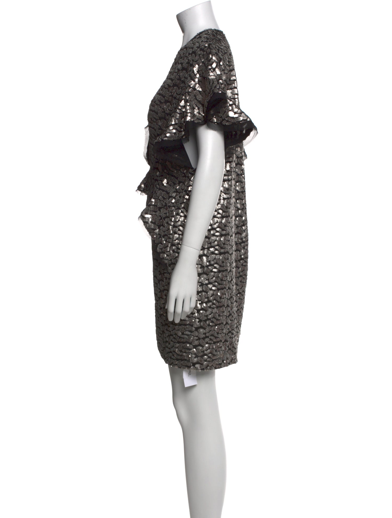 Iro V-Neck Mini Dress