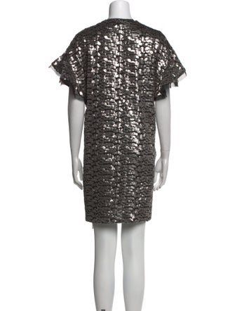 Iro V-Neck Mini Dress