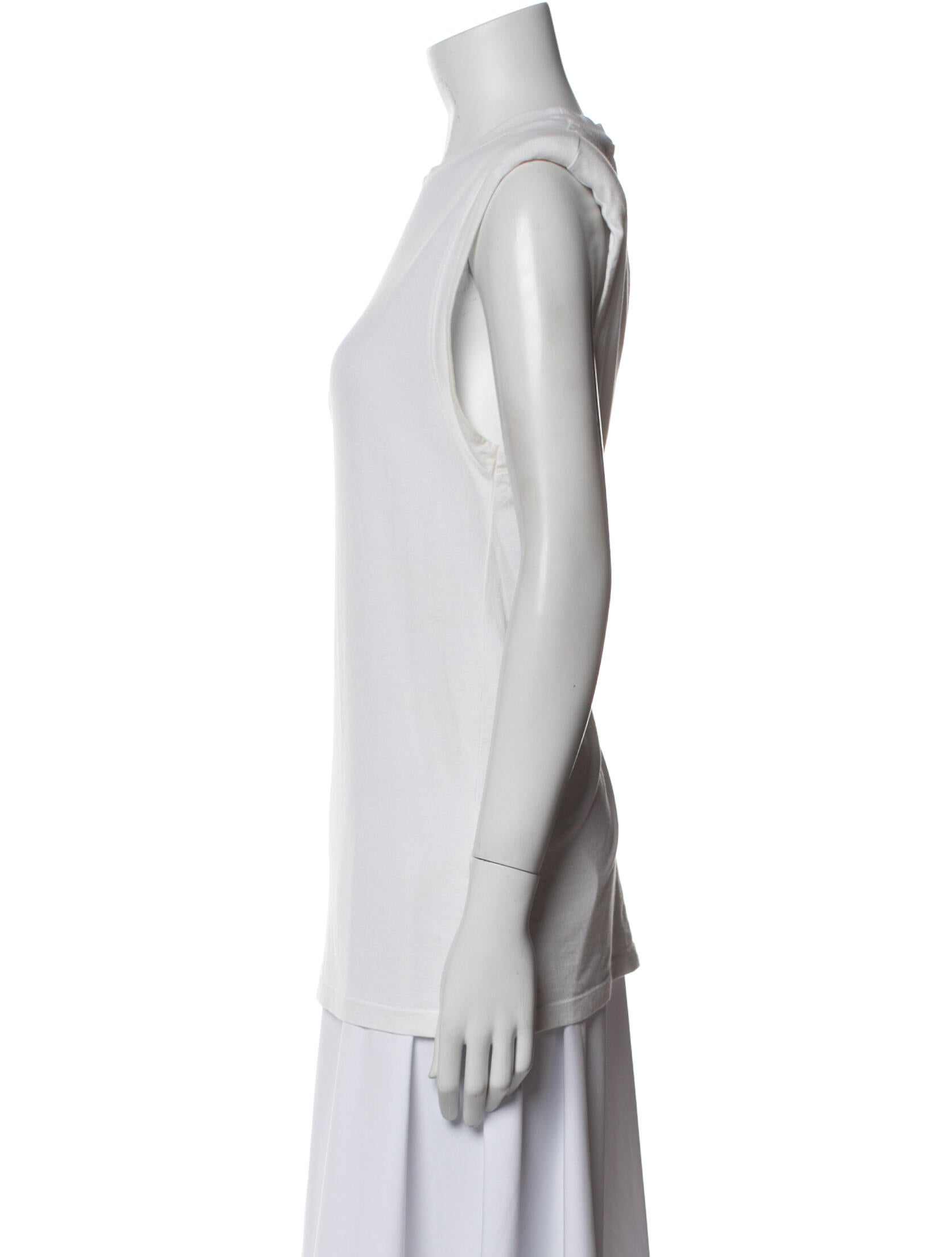 Iro Bateau Neckline Sleeveless Tunic