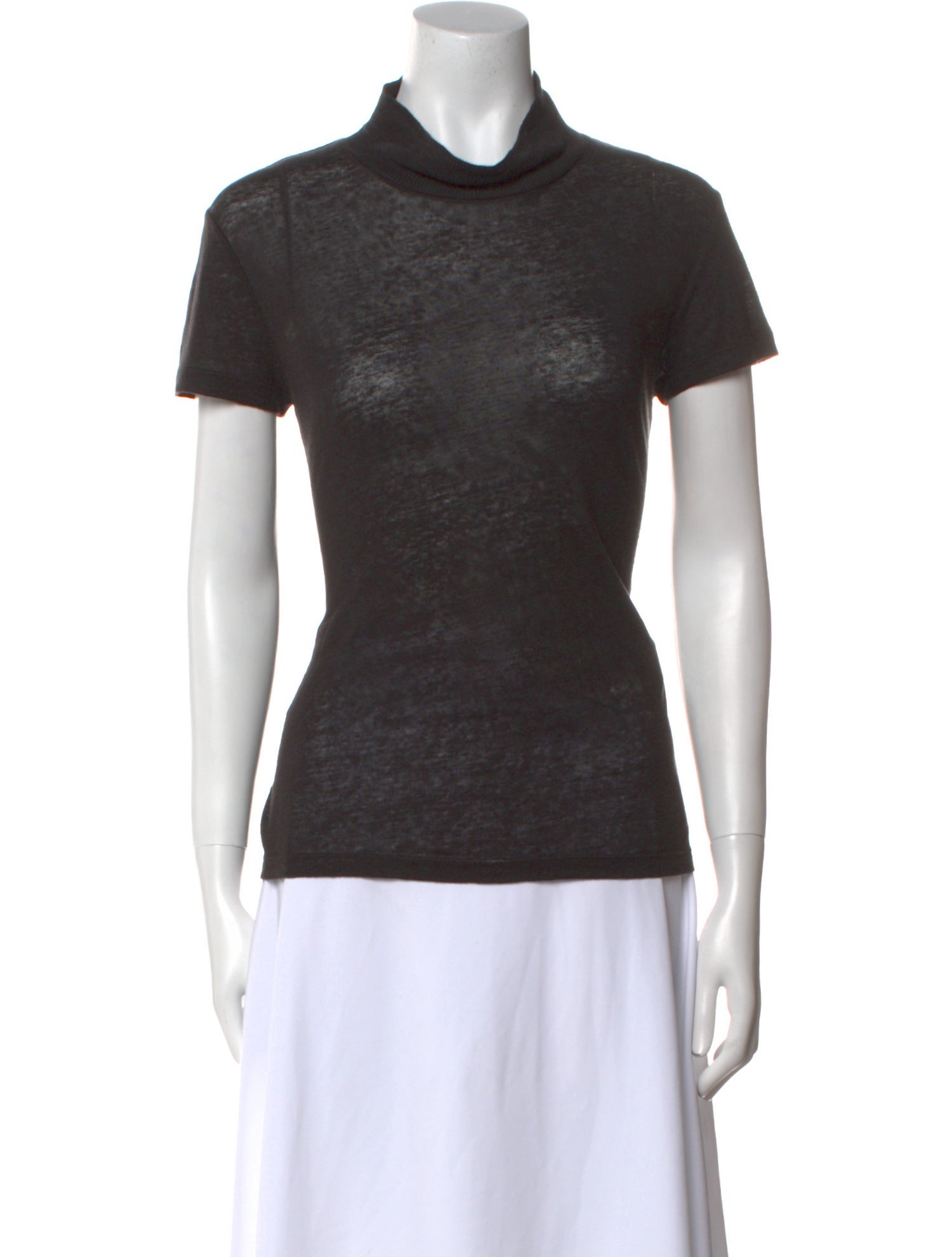 Iro Linen Cowl Neck T-Shirt