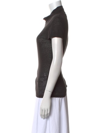 Iro Linen Cowl Neck T-Shirt
