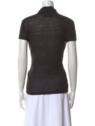 Iro Linen Cowl Neck T-Shirt