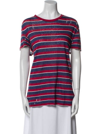 Iro Linen Striped T-Shirt