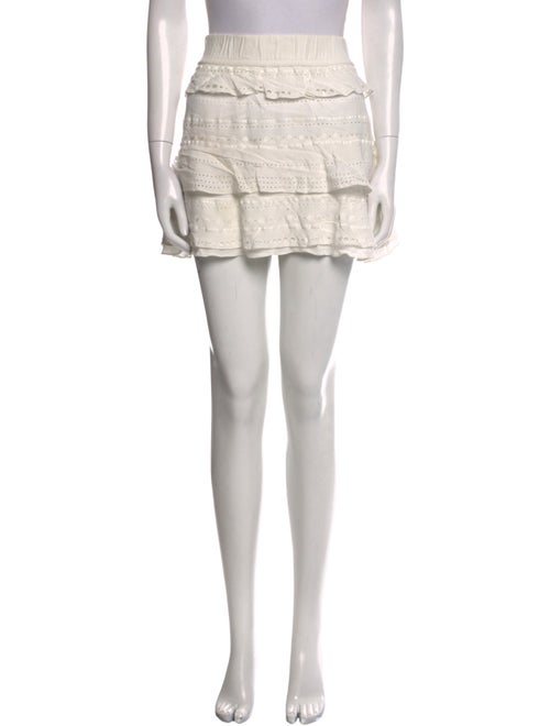 Iro Lace Pattern Mini Skirt
