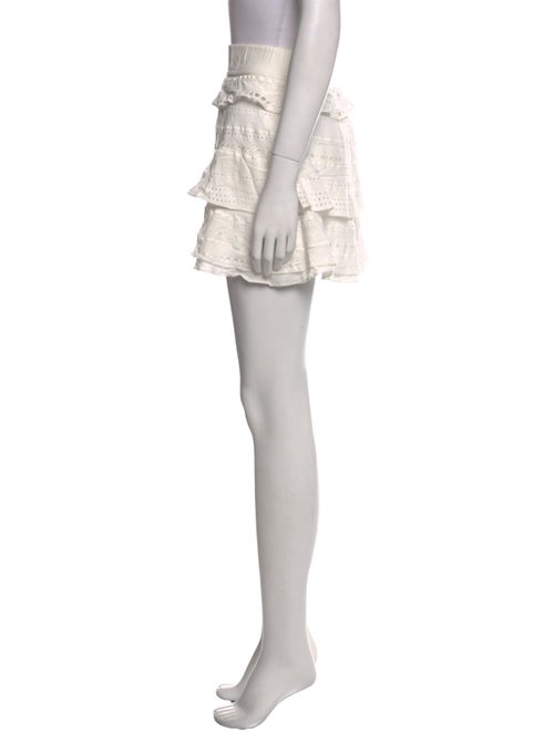 Iro Lace Pattern Mini Skirt