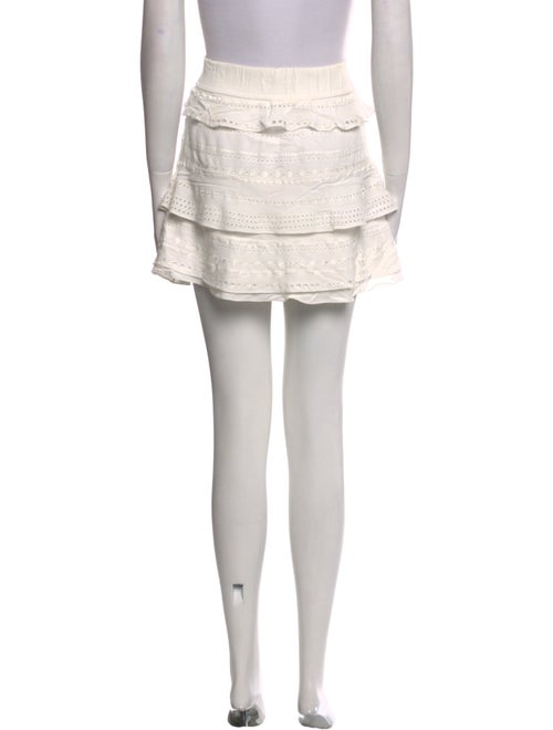 Iro Lace Pattern Mini Skirt
