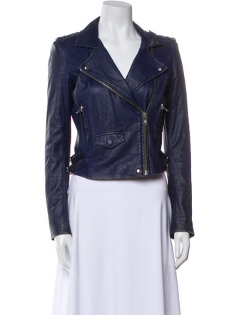 Iro Lamb Leather Biker Jacket
