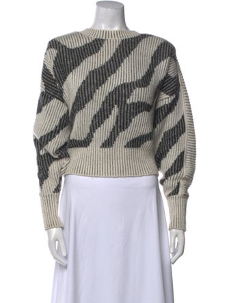 Iro Striped Bateau Neckline Sweater